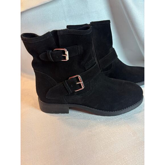 Steve Madden Women Suede Alick Motorcycle Bootie Size 8.5 NWOT - Picture 4 of 11